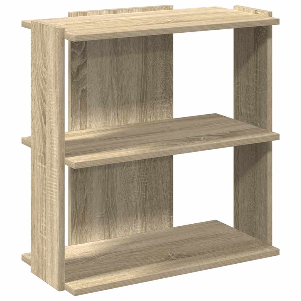 vidaXL Bibliotecă cu 3 niveluri, stejar sonoma, 60x30x60 cm, lemn vidaXL Bibliotecă cu 3 niveluri, stejar sonoma, 60x30x60 cm, lemn