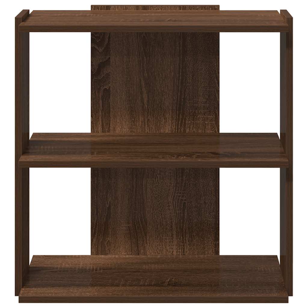 vidaXL Bibliotecă cu 3 niveluri, stejar maro 60x30x60 cm lemn compozit vidaXL Bibliotecă cu 3 niveluri, stejar maro 60x30x60 cm lemn compozit