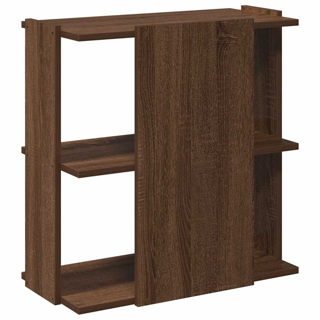 vidaXL Bibliotecă cu 3 niveluri, stejar maro 60x30x60 cm lemn compozit vidaXL Bibliotecă cu 3 niveluri, stejar maro 60x30x60 cm lemn compozit