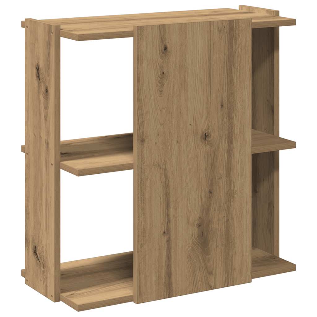 vidaXL Bibliotecă 3 etaje stejar artizanal 60x30x60 cm lemn prelucrat vidaXL Bibliotecă 3 etaje stejar artizanal 60x30x60 cm lemn prelucrat