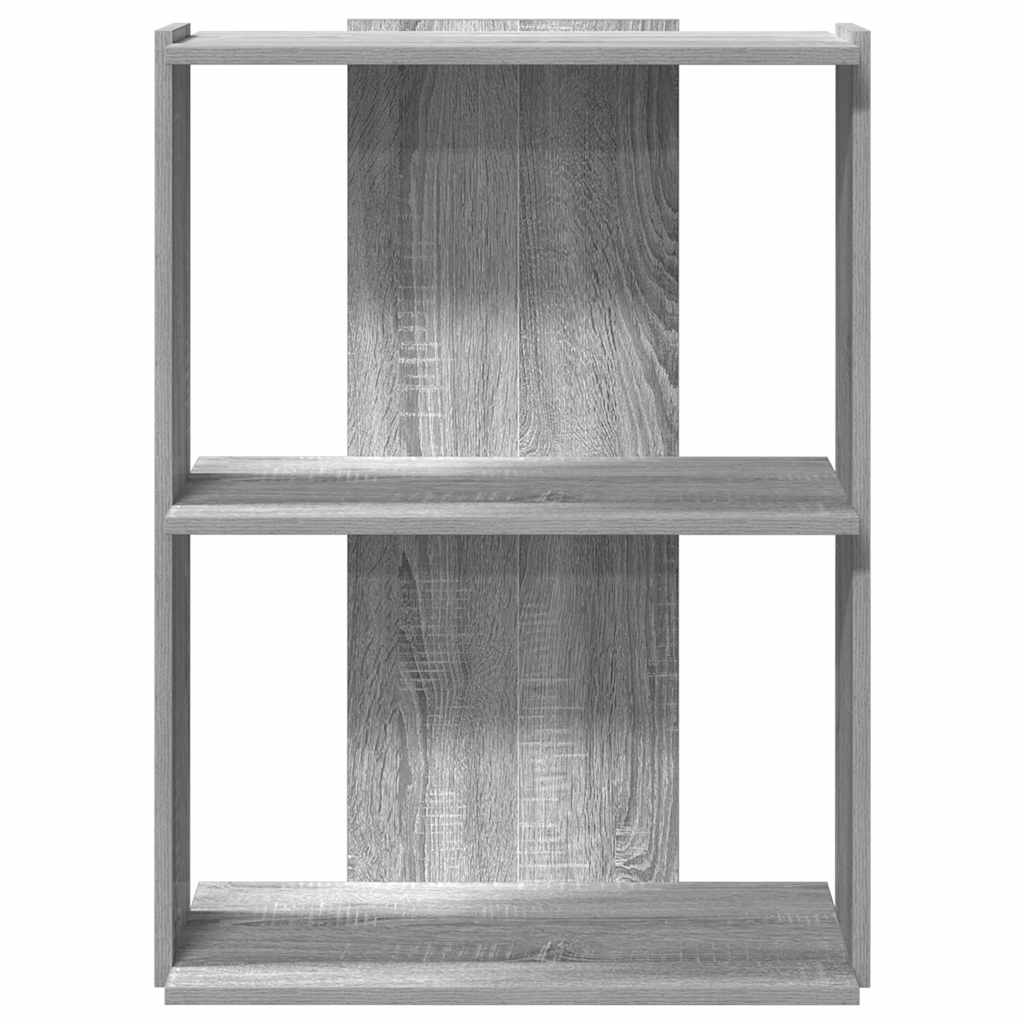 vidaXL Bibliotecă cu 3 etaje, gri Sonoma, 60x30x80 cm, lemn prelucrat vidaXL Bibliotecă cu 3 etaje, gri Sonoma, 60x30x80 cm, lemn prelucrat