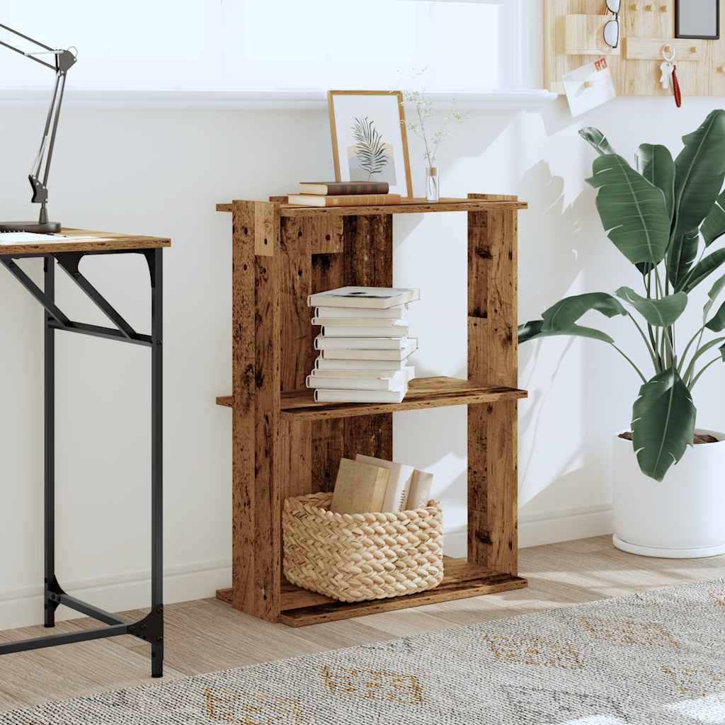 vidaXL Bibliotecă cu 3 etaje din lemn vechi 60x30x80 cm lemn prelucrat vidaXL Bibliotecă cu 3 etaje din lemn vechi 60x30x80 cm lemn prelucrat