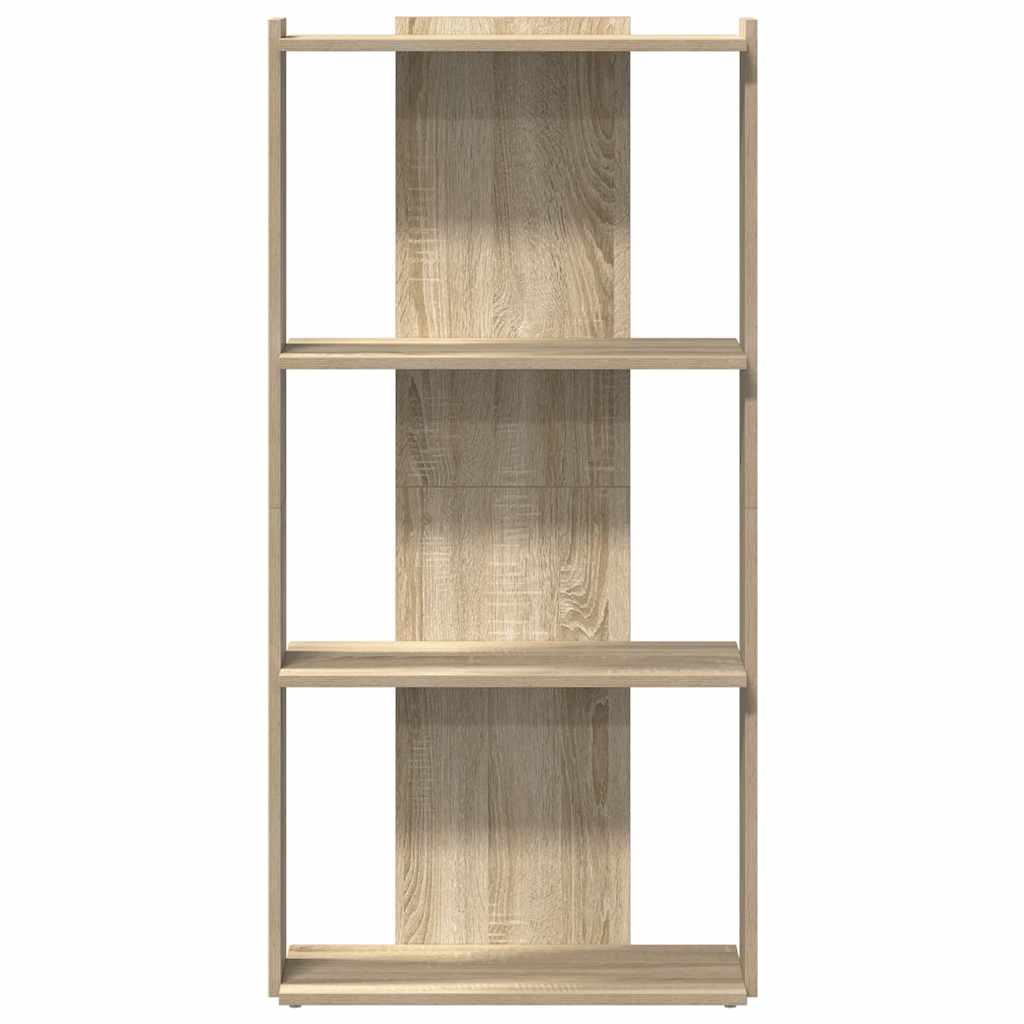 vidaXL Bibliotecă 3 niveluri stejar sonoma 60x30x120 cm lemn prelucrat vidaXL Bibliotecă 3 niveluri stejar sonoma 60x30x120 cm lemn prelucrat
