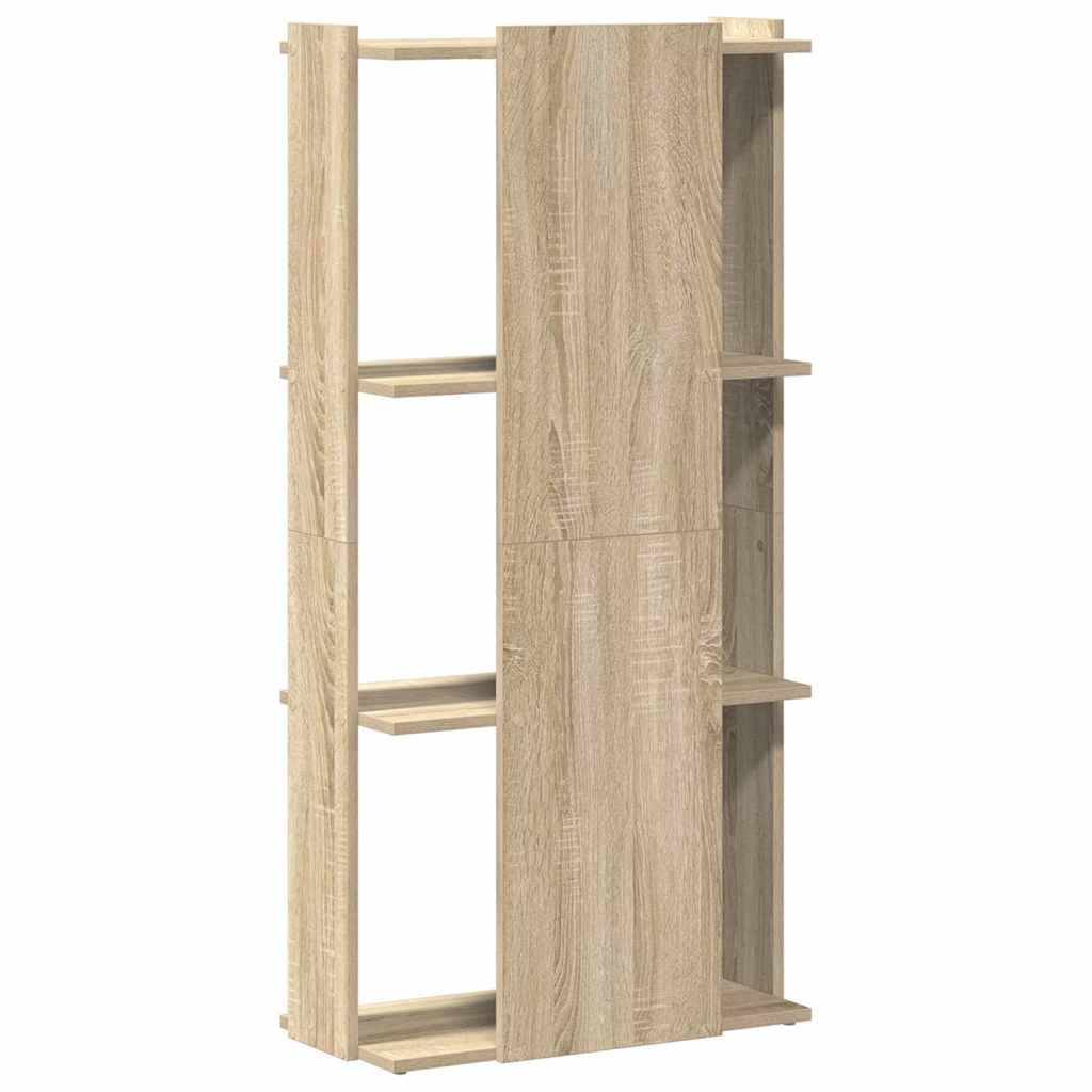 vidaXL Bibliotecă 3 niveluri stejar sonoma 60x30x120 cm lemn prelucrat vidaXL Bibliotecă 3 niveluri stejar sonoma 60x30x120 cm lemn prelucrat