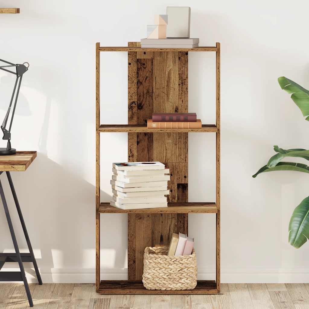 vidaXL Bibliotecă cu 3 etaje din lemn vechi 60x30x120cm lemn prelucrat vidaXL Bibliotecă cu 3 etaje din lemn vechi 60x30x120cm lemn prelucrat
