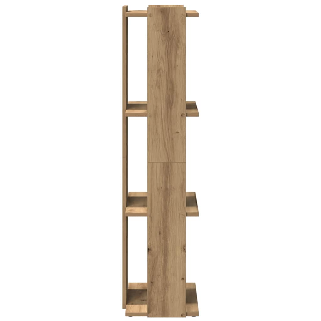 vidaXL Bibliotecă 3 etaje stejar artizanal 60x30x120 cm lemn prelucrat vidaXL Bibliotecă 3 etaje stejar artizanal 60x30x120 cm lemn prelucrat