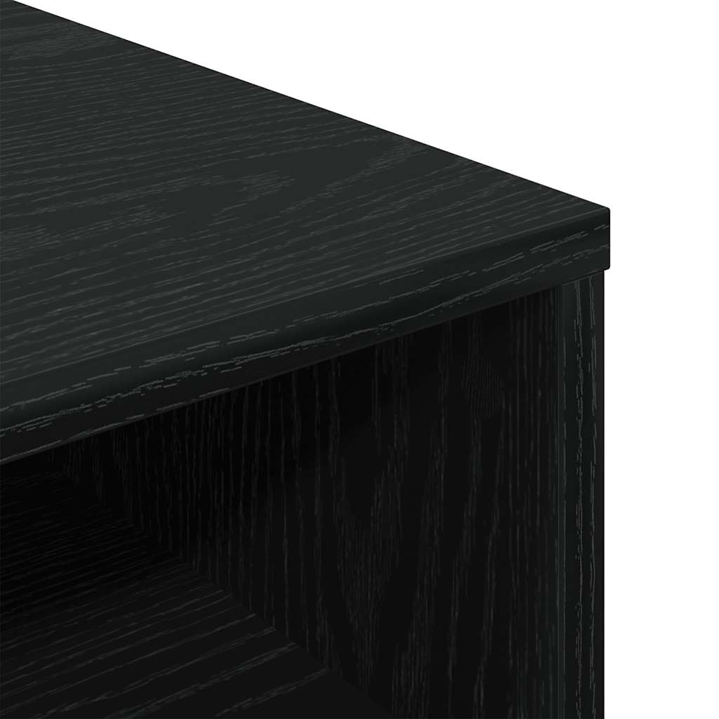 vidaXL Bibliotecă, negru, 34x31x80 cm, lemn prelucrat vidaXL Bibliotecă, negru, 34x31x80 cm, lemn prelucrat