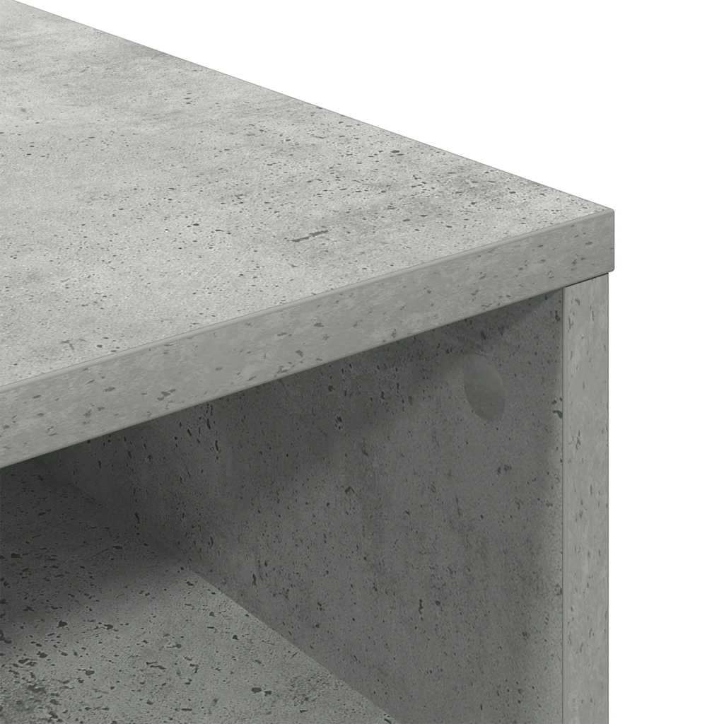 vidaXL Bibliotecă, gri beton, 34x31x80 cm, lemn prelucrat vidaXL Bibliotecă, gri beton, 34x31x80 cm, lemn prelucrat