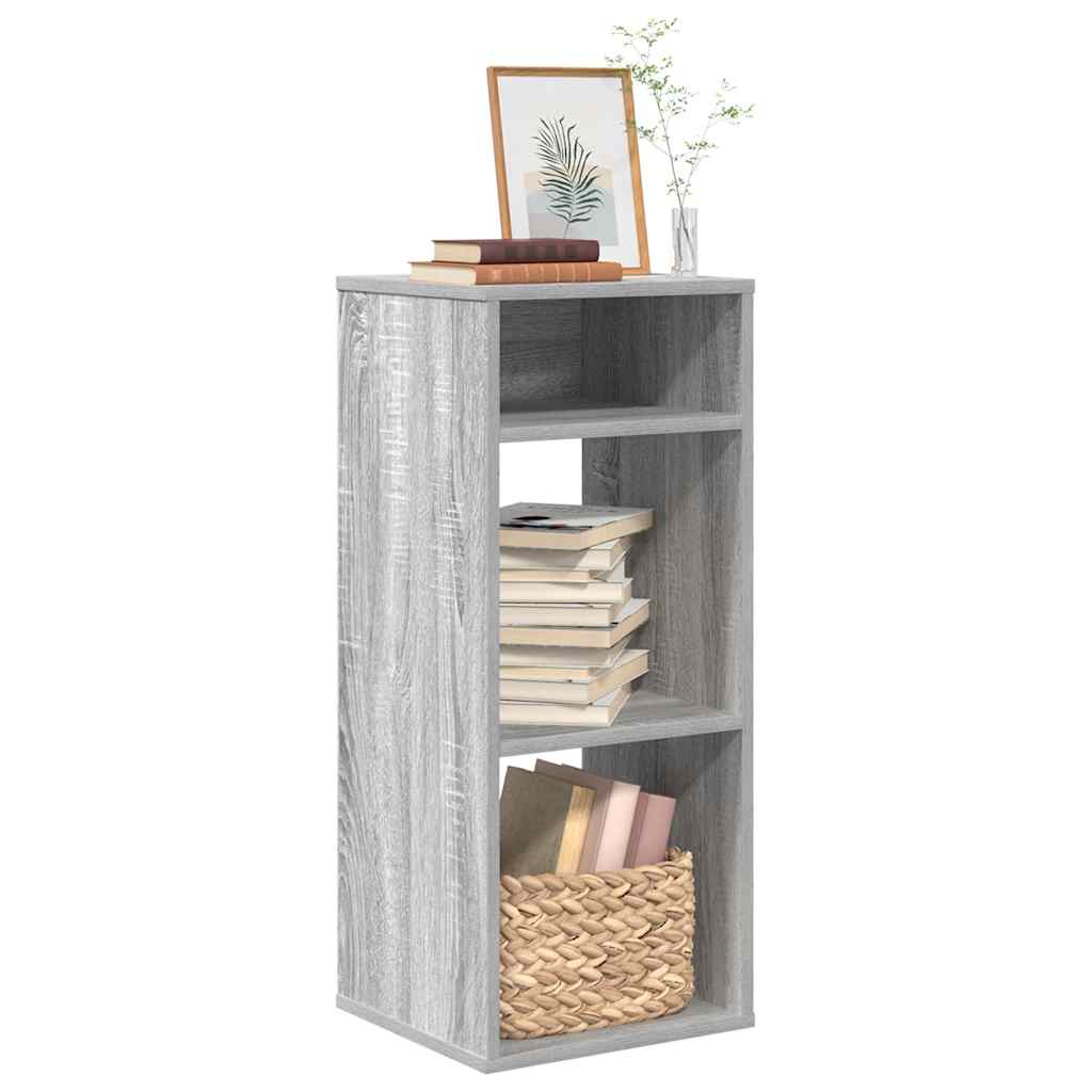 vidaXL Bibliotecă, gri sonoma, 34x31x80 cm, lemn prelucrat vidaXL Bibliotecă, gri sonoma, 34x31x80 cm, lemn prelucrat