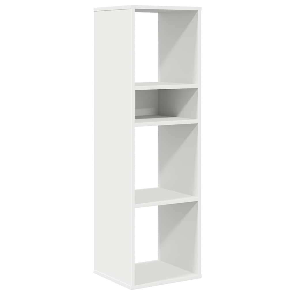vidaXL Bibliotecă, alb, 34x31x112 cm, lemn prelucrat vidaXL Bibliotecă, alb, 34x31x112 cm, lemn prelucrat
