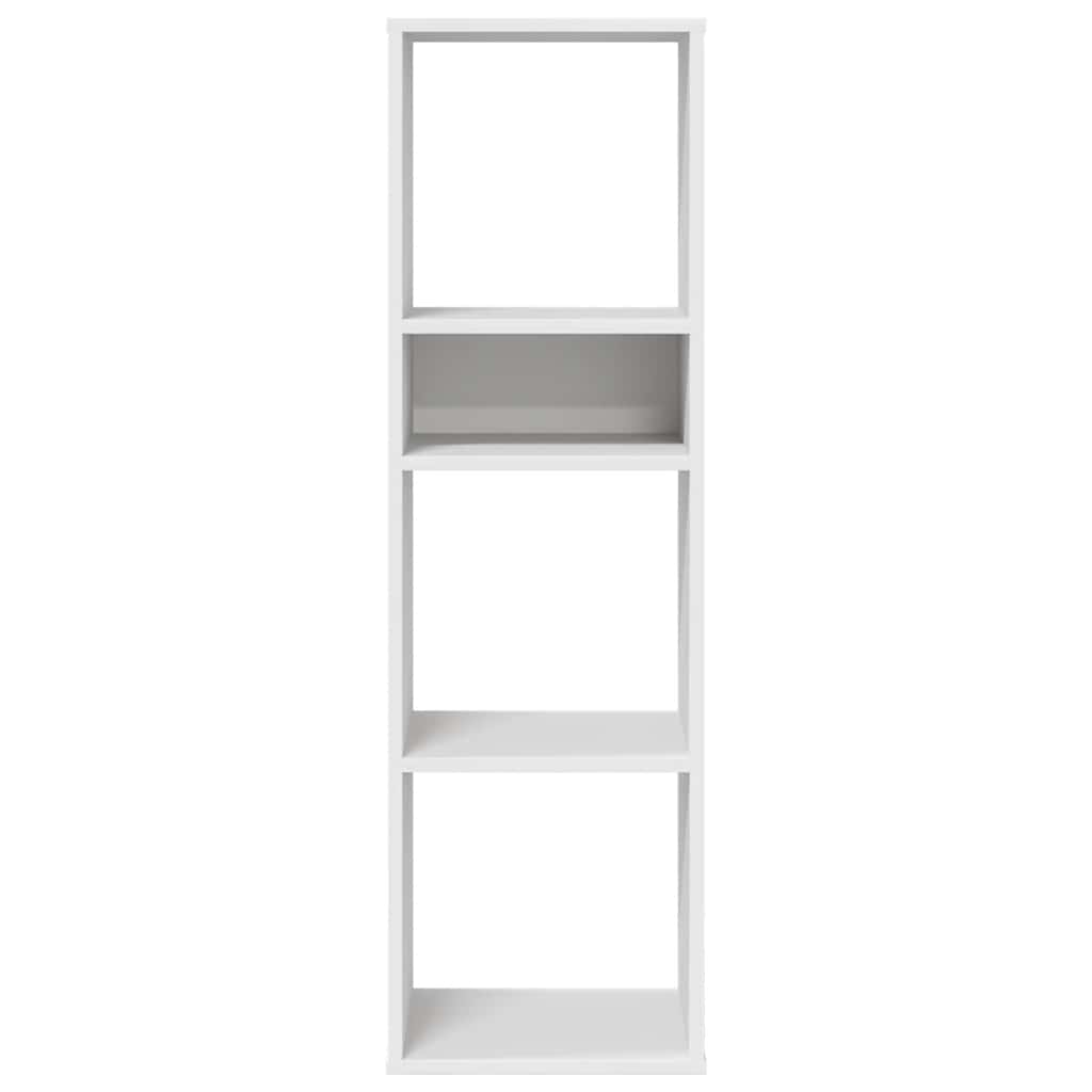 vidaXL Bibliotecă, alb, 34x31x112 cm, lemn prelucrat vidaXL Bibliotecă, alb, 34x31x112 cm, lemn prelucrat