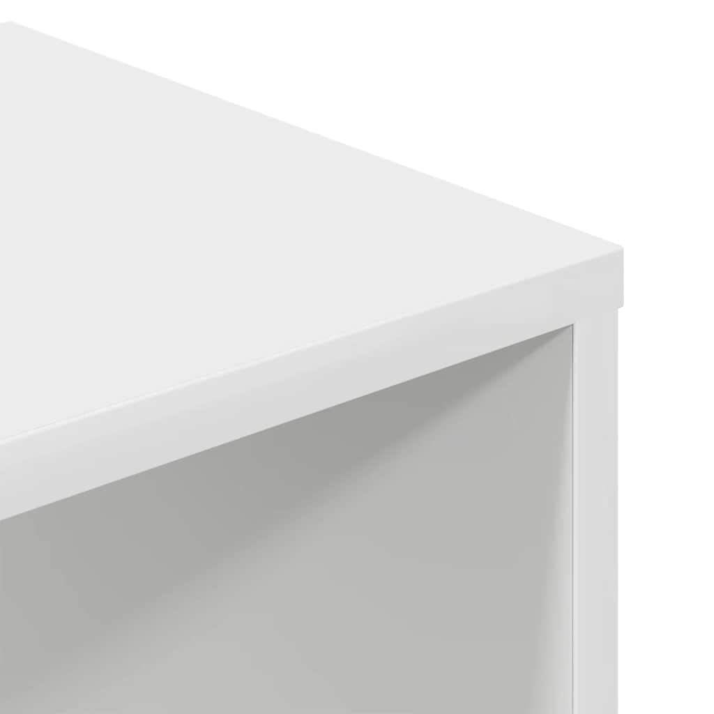 vidaXL Bibliotecă, alb, 34x31x112 cm, lemn prelucrat vidaXL Bibliotecă, alb, 34x31x112 cm, lemn prelucrat