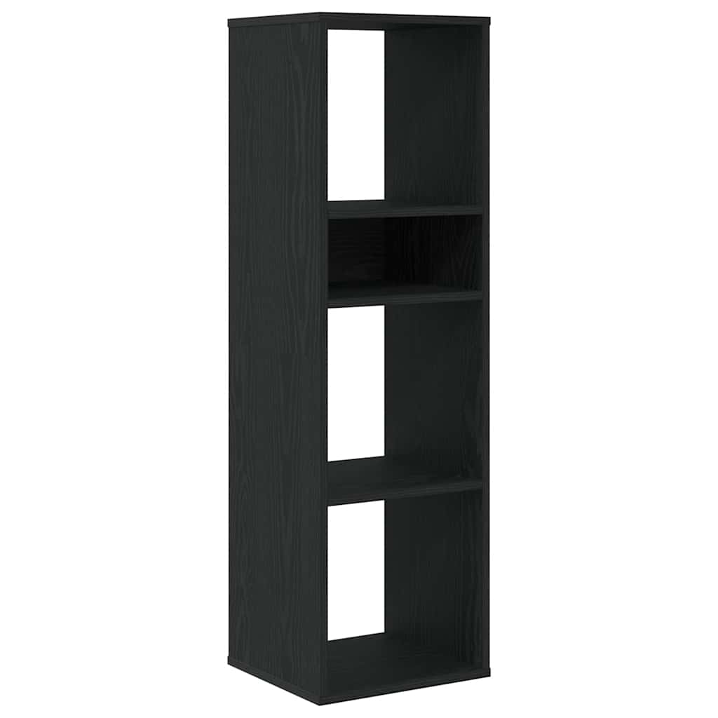 vidaXL Dulap cu cărți negru 34x31x112 cm lemn prelucrat vidaXL Dulap cu cărți negru 34x31x112 cm lemn prelucrat
