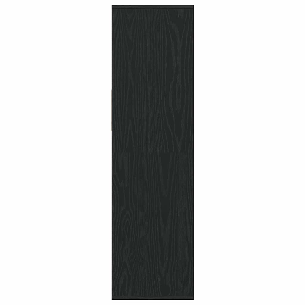 vidaXL Dulap cu cărți negru 34x31x112 cm lemn prelucrat vidaXL Dulap cu cărți negru 34x31x112 cm lemn prelucrat