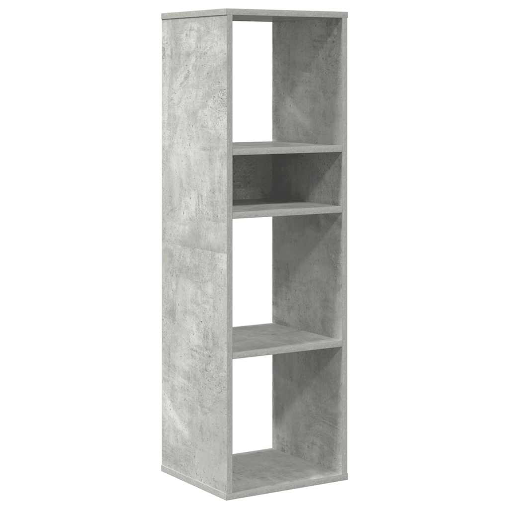 vidaXL Bibliotecă, gri beton, 34x31x112 cm, lemn prelucrat vidaXL Bibliotecă, gri beton, 34x31x112 cm, lemn prelucrat