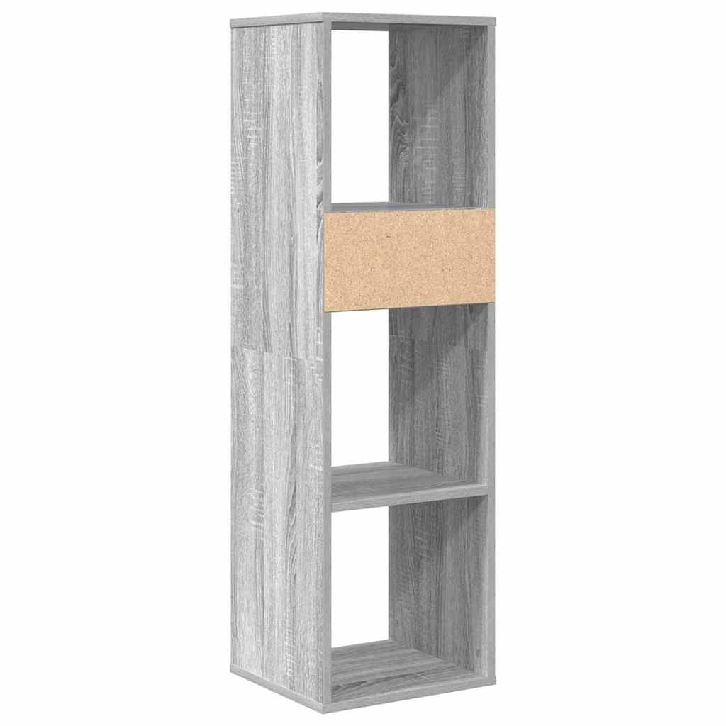 vidaXL Bibliotecă, gri sonoma, 34x31x112 cm, lemn prelucrat vidaXL Bibliotecă, gri sonoma, 34x31x112 cm, lemn prelucrat