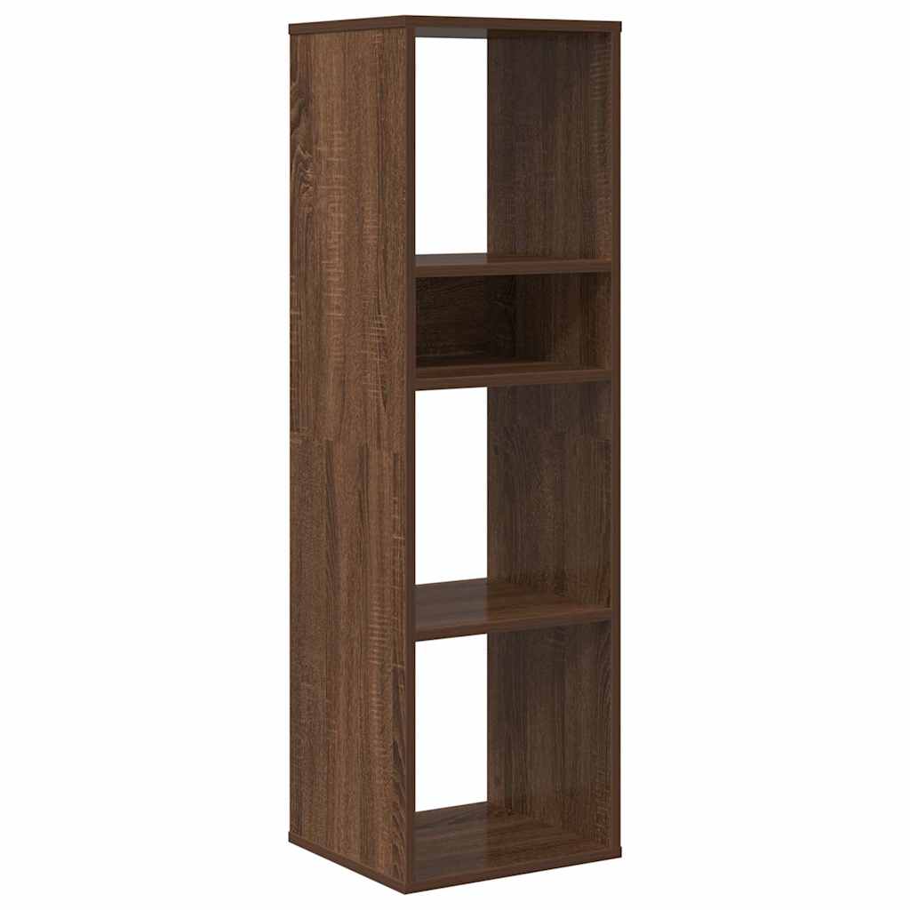 vidaXL Bibliotecă, stejar maro, 34x31x112 cm, lemn prelucrat