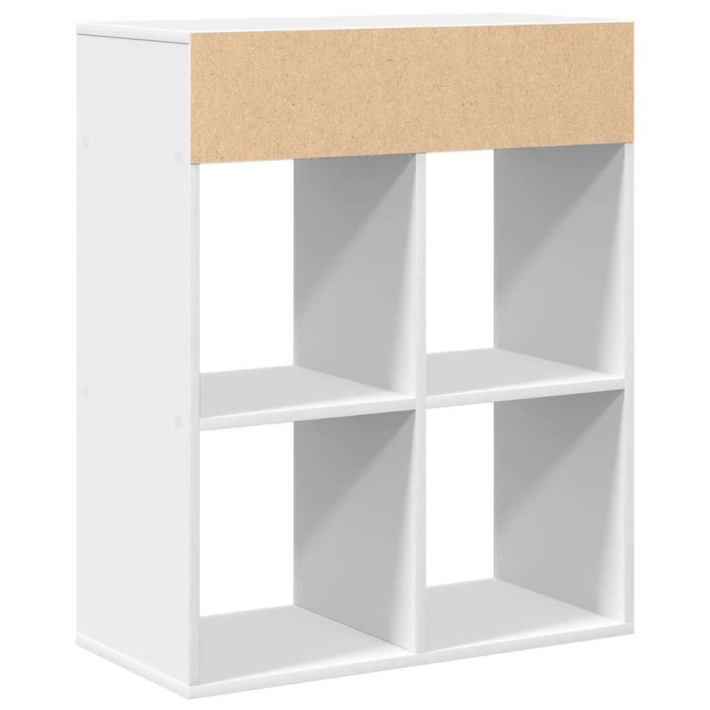 vidaXL Bibliotecă, alb, 66x31x80 cm, lemn prelucrat vidaXL Bibliotecă, alb, 66x31x80 cm, lemn prelucrat