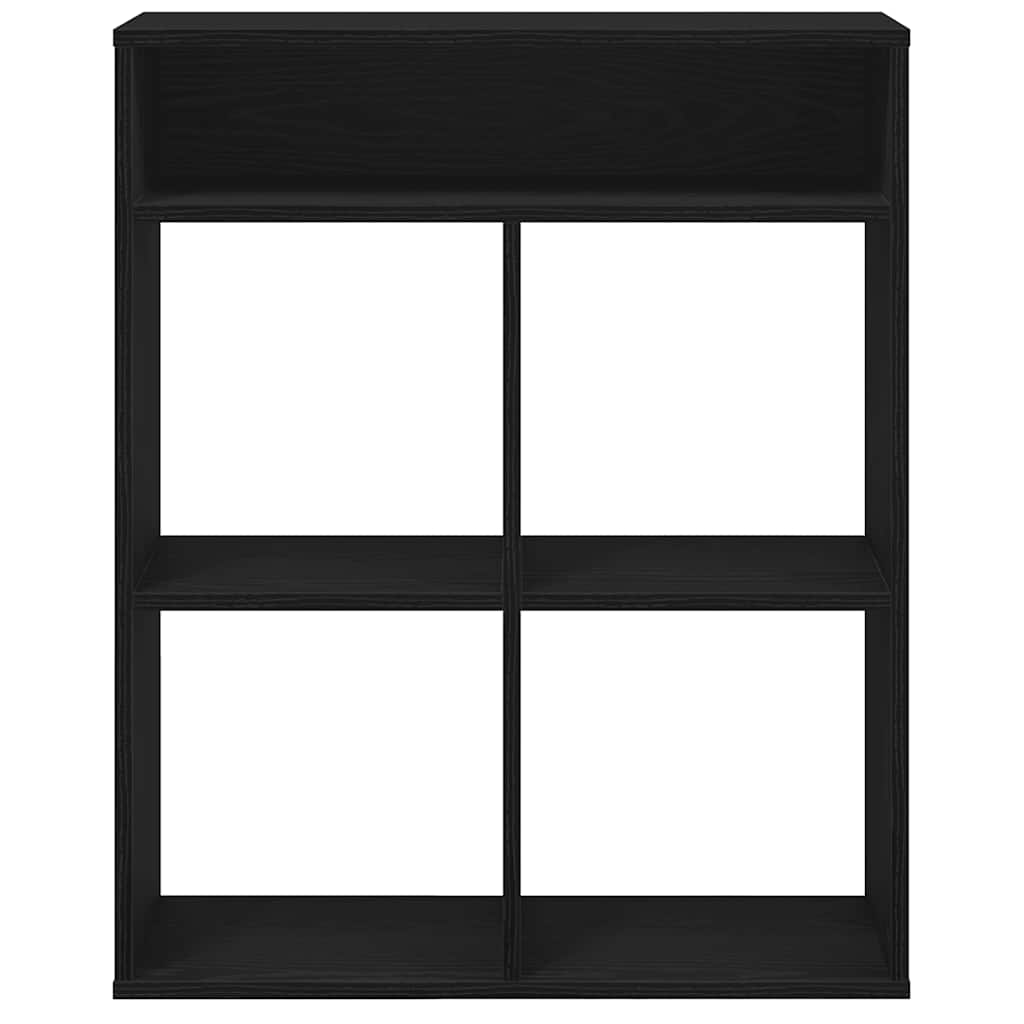 vidaXL Dulap cu cărți negru 66x31x80 cm lemn prelucrat vidaXL Dulap cu cărți negru 66x31x80 cm lemn prelucrat