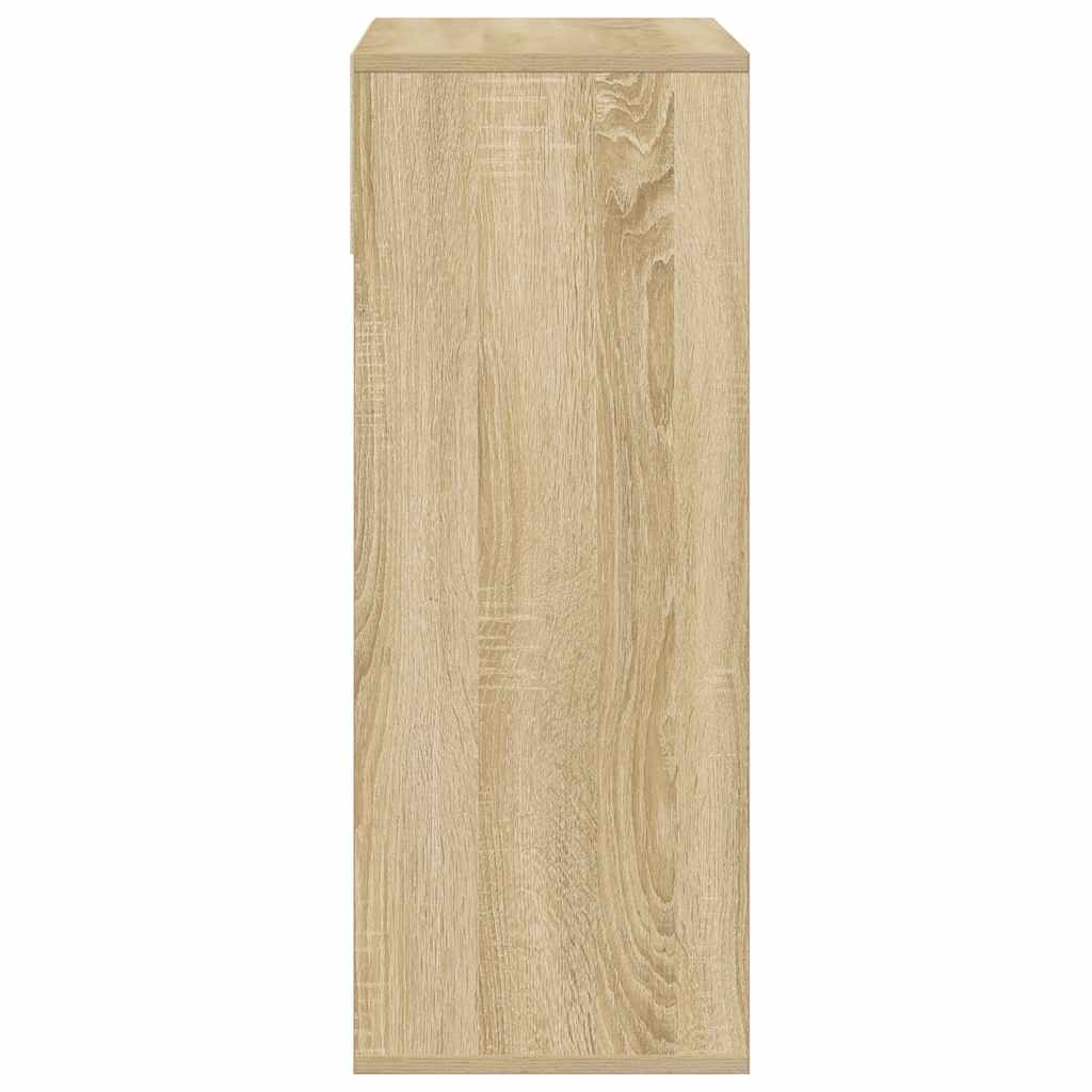 vidaXL Bibliotecă, stejar Sonoma, 66x31x80 cm, lemn prelucrat vidaXL Bibliotecă, stejar Sonoma, 66x31x80 cm, lemn prelucrat