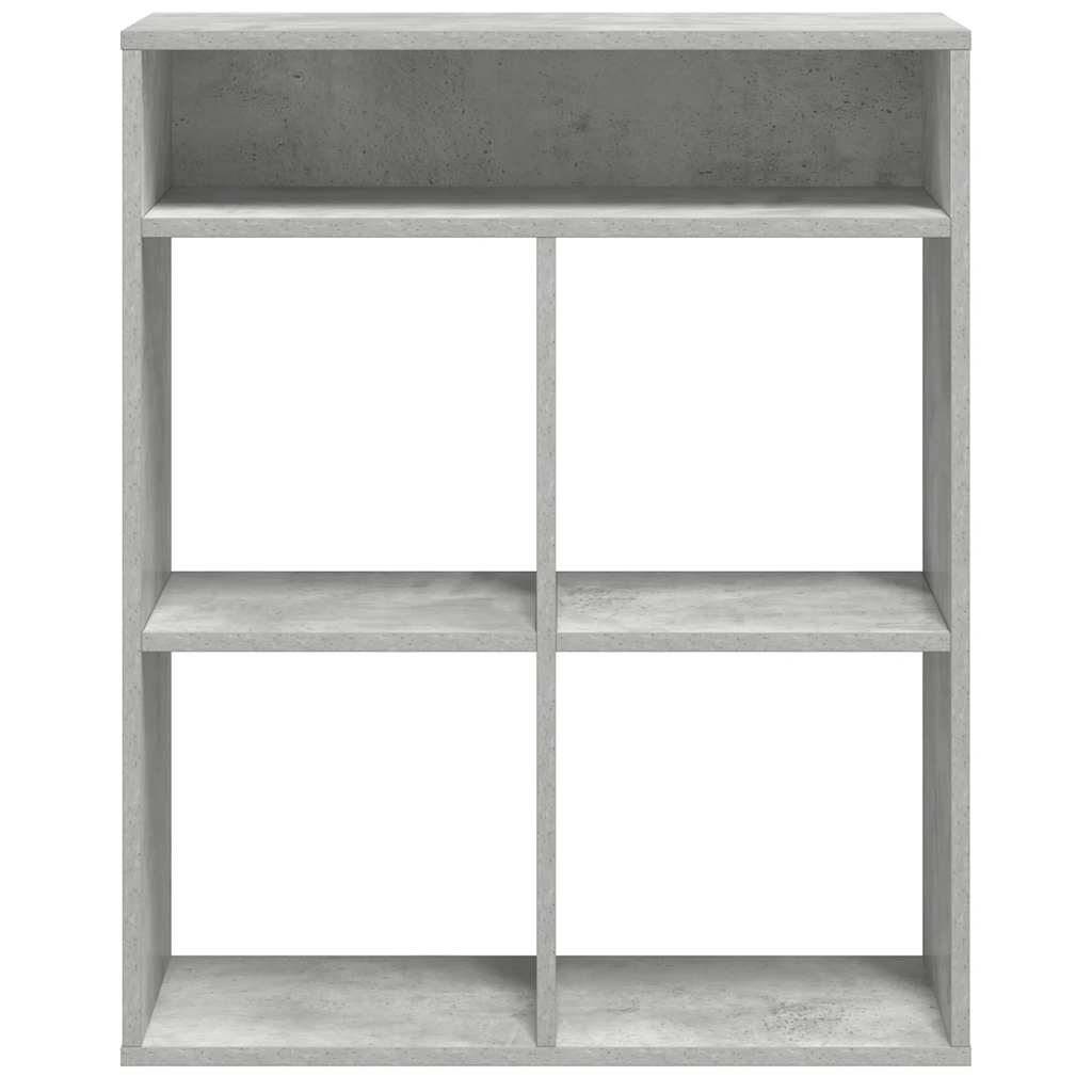 vidaXL Bibliotecă, gri beton, 66x31x80 cm, lemn prelucrat vidaXL Bibliotecă, gri beton, 66x31x80 cm, lemn prelucrat