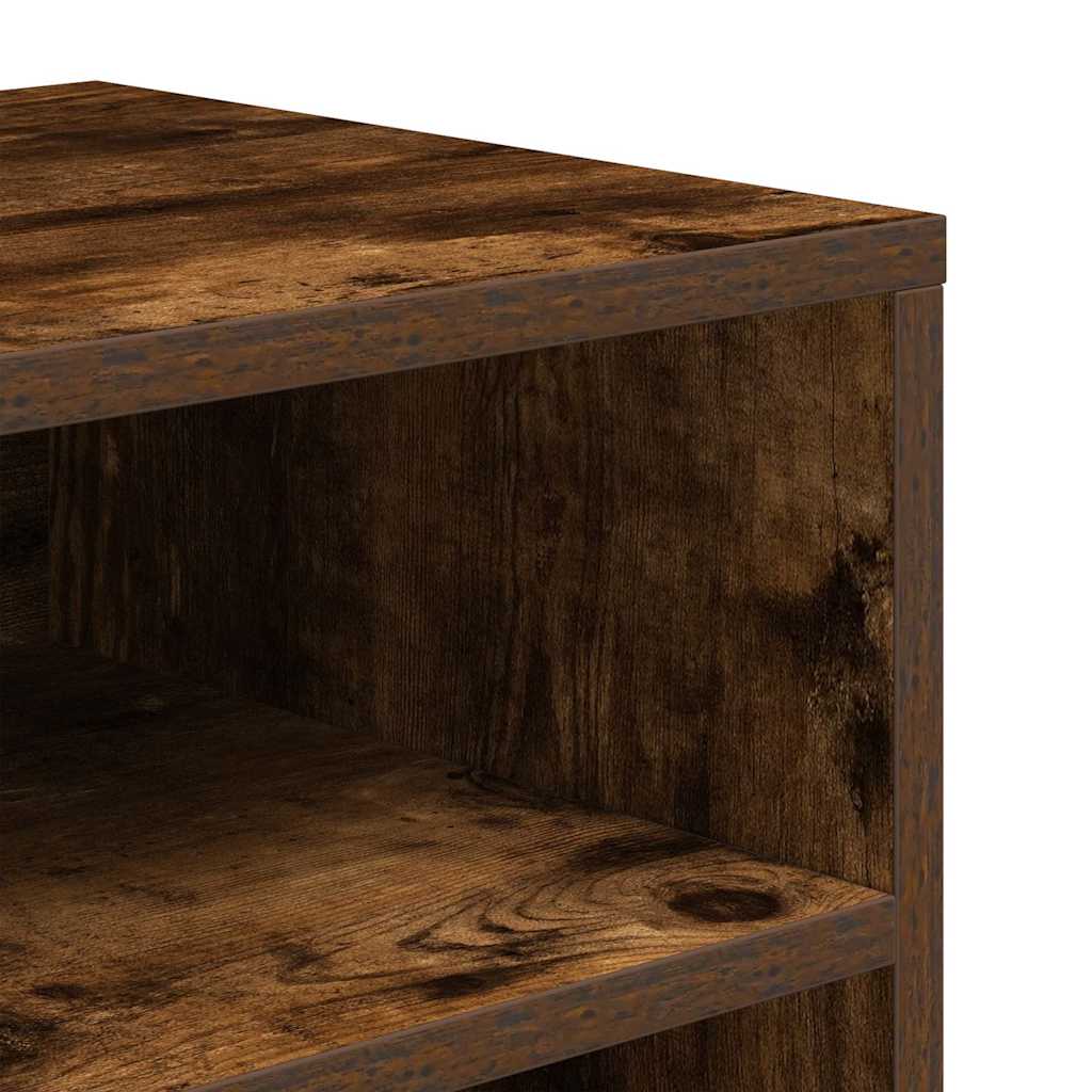 vidaXL Bibliotecă, stejar fumuriu, 66x31x80 cm, lemn prelucrat vidaXL Bibliotecă, stejar fumuriu, 66x31x80 cm, lemn prelucrat