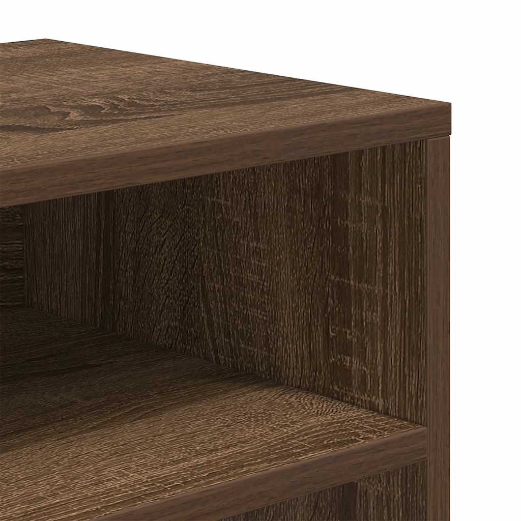 vidaXL Bibliotecă, stejar maro, 66x31x80 cm, lemn prelucrat vidaXL Bibliotecă, stejar maro, 66x31x80 cm, lemn prelucrat
