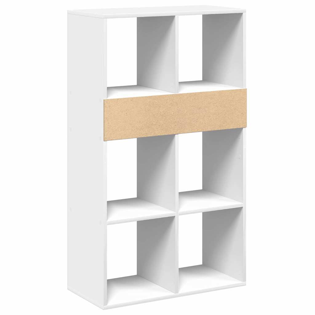vidaXL Bibliotecă, alb, 66x31x112 cm, lemn prelucrat vidaXL Bibliotecă, alb, 66x31x112 cm, lemn prelucrat