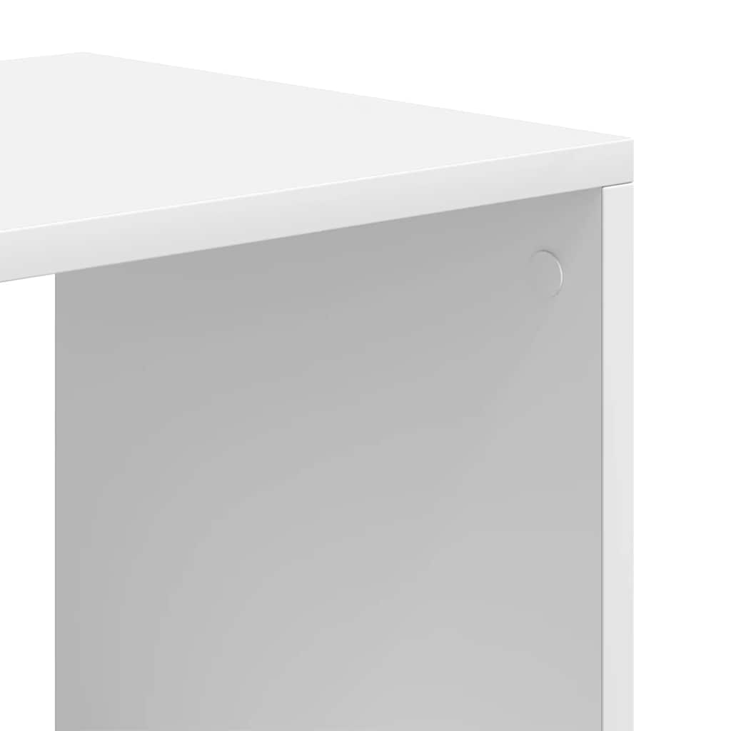 vidaXL Bibliotecă, alb, 66x31x112 cm, lemn prelucrat vidaXL Bibliotecă, alb, 66x31x112 cm, lemn prelucrat