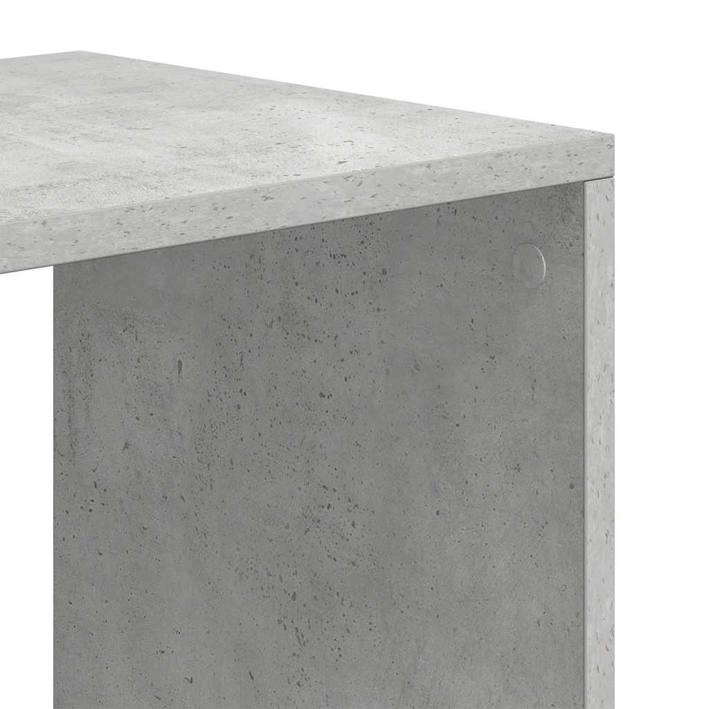 vidaXL Bibliotecă, gri beton, 66x31x112 cm, lemn prelucrat vidaXL Bibliotecă, gri beton, 66x31x112 cm, lemn prelucrat