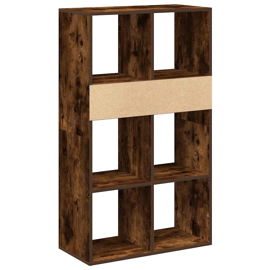 vidaXL Bibliotecă, stejar fumuriu, 66x31x112 cm, lemn prelucrat vidaXL Bibliotecă, stejar fumuriu, 66x31x112 cm, lemn prelucrat
