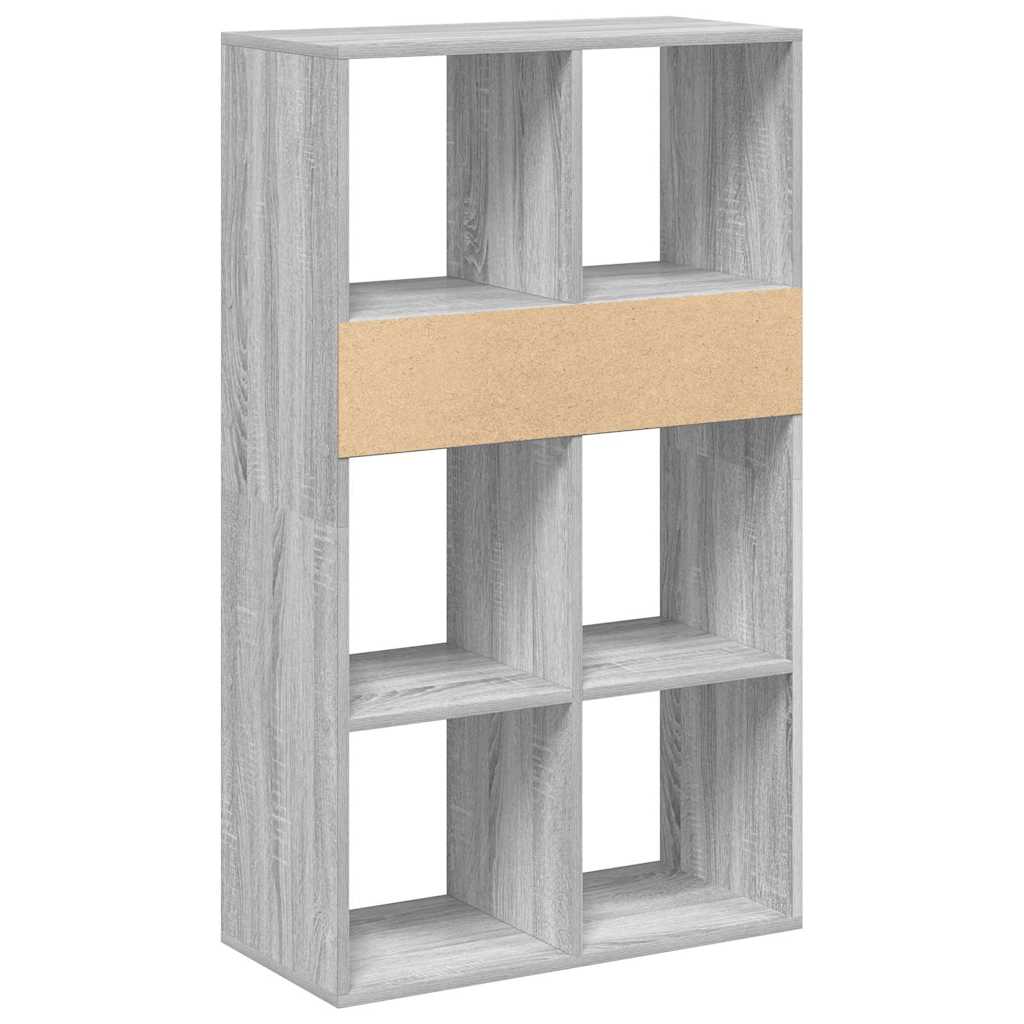 vidaXL Bibliotecă, gri sonoma, 66x31x112 cm, lemn prelucrat vidaXL Bibliotecă, gri sonoma, 66x31x112 cm, lemn prelucrat