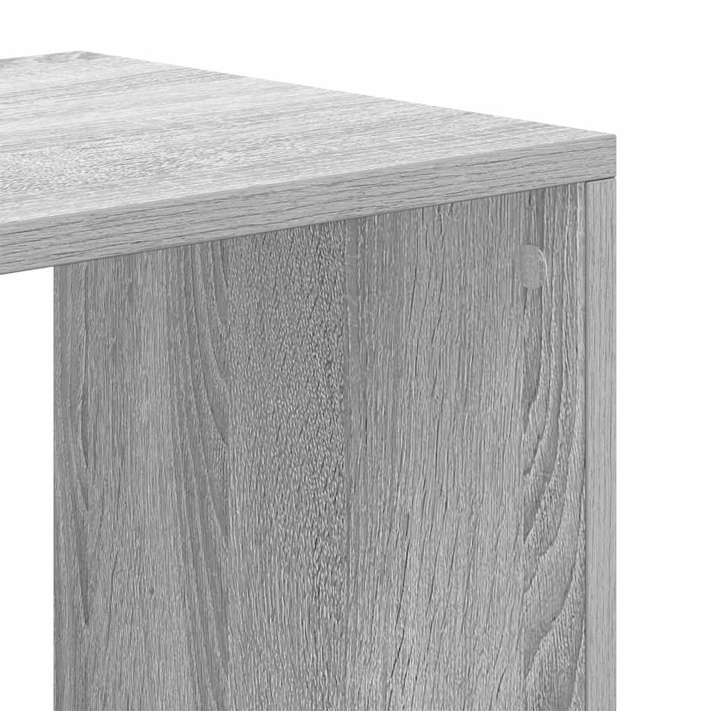 vidaXL Bibliotecă, gri sonoma, 66x31x112 cm, lemn prelucrat vidaXL Bibliotecă, gri sonoma, 66x31x112 cm, lemn prelucrat