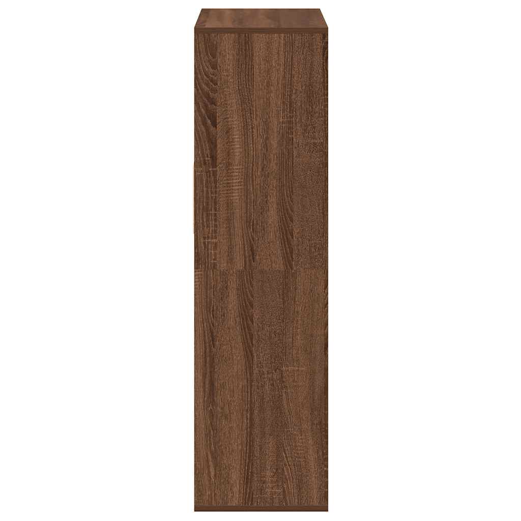 vidaXL Bibliotecă, stejar maro, 66x31x112 cm, lemn prelucrat vidaXL Bibliotecă, stejar maro, 66x31x112 cm, lemn prelucrat