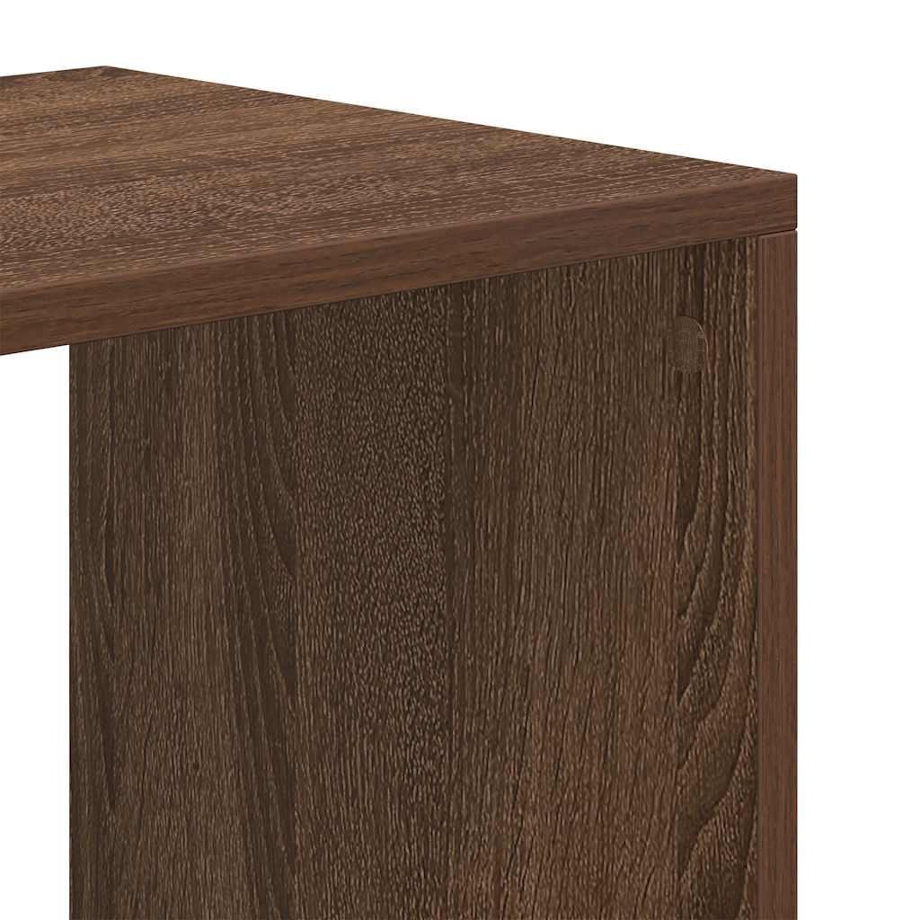 vidaXL Bibliotecă, stejar maro, 66x31x112 cm, lemn prelucrat vidaXL Bibliotecă, stejar maro, 66x31x112 cm, lemn prelucrat