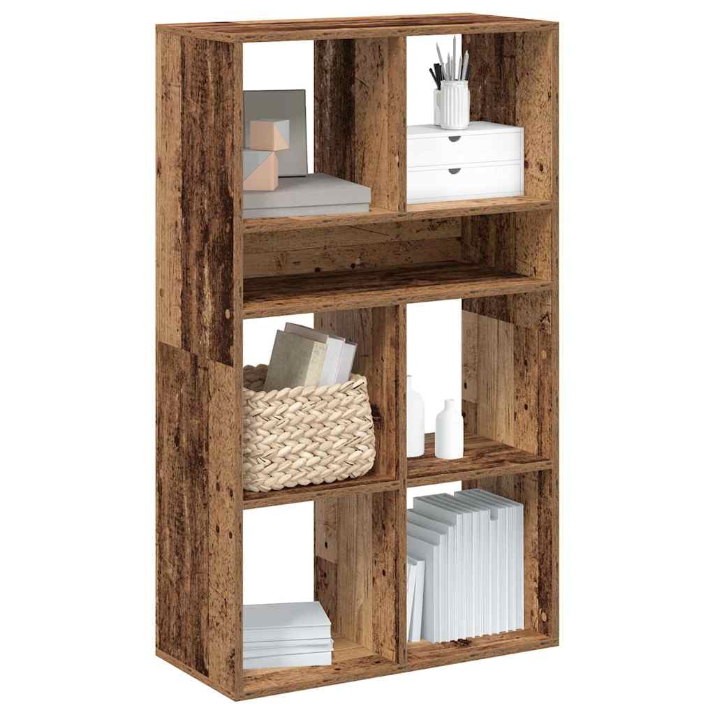 vidaXL Bibliotecă, lemn vechi, 66x31x112 cm, lemn prelucrat vidaXL Bibliotecă, lemn vechi, 66x31x112 cm, lemn prelucrat