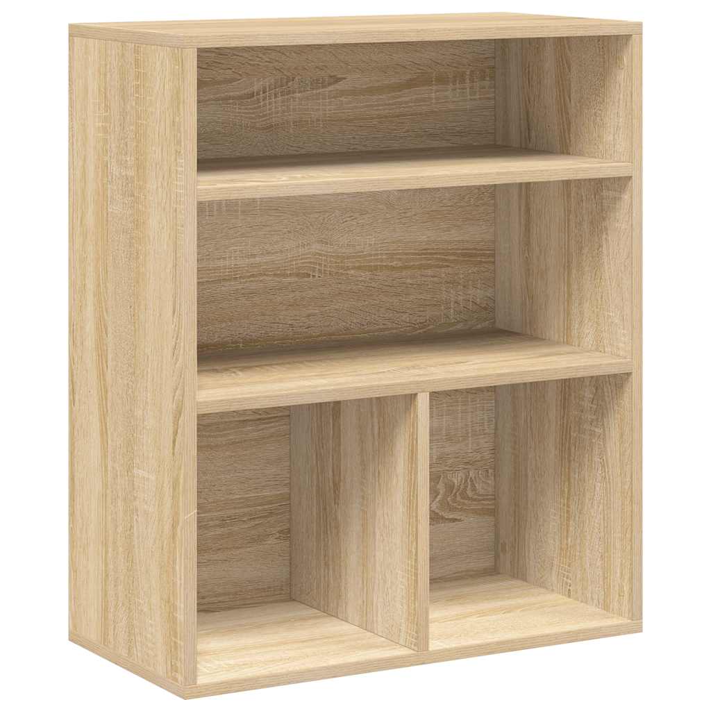 vidaXL Bibliotecă, stejar Sonoma, 60x30x71,5 cm, lemn prelucrat vidaXL Bibliotecă, stejar Sonoma, 60x30x71,5 cm, lemn prelucrat