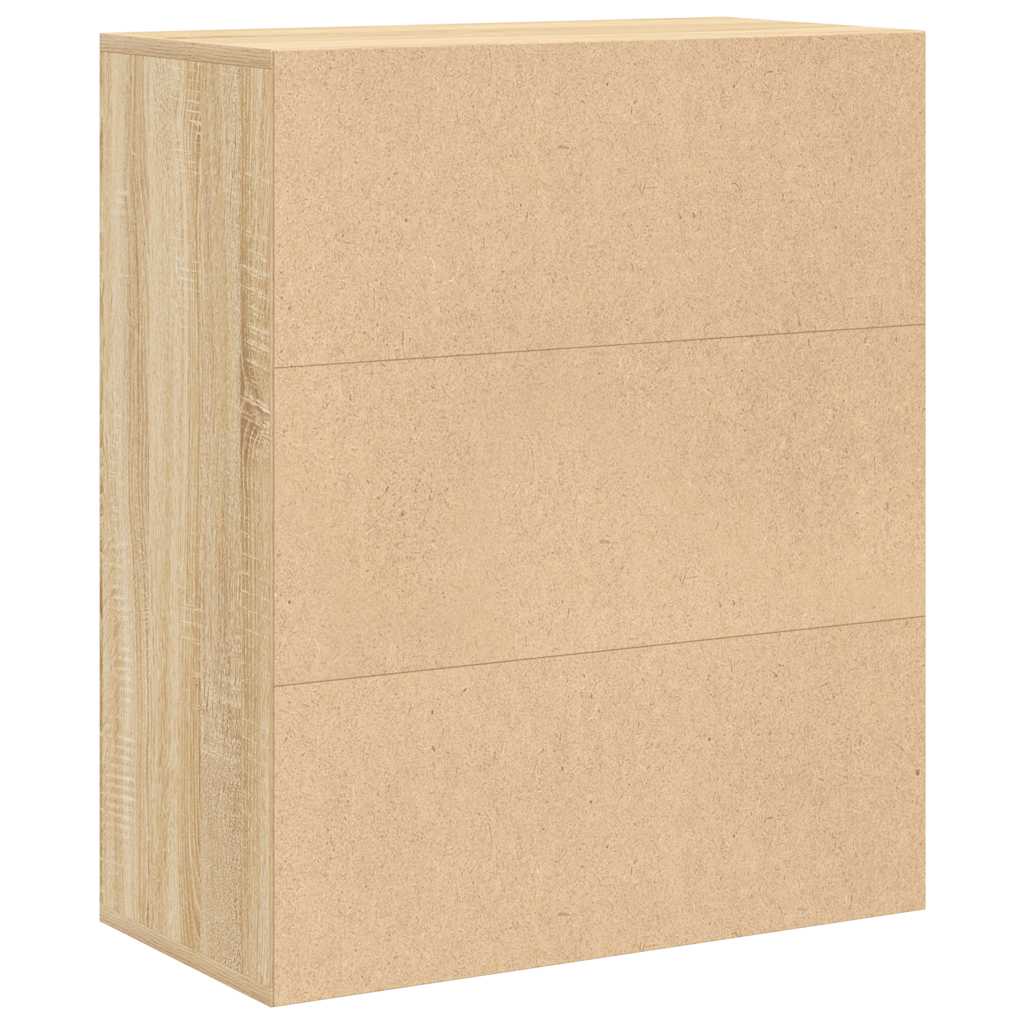 vidaXL Bibliotecă, stejar Sonoma, 60x30x71,5 cm, lemn prelucrat vidaXL Bibliotecă, stejar Sonoma, 60x30x71,5 cm, lemn prelucrat