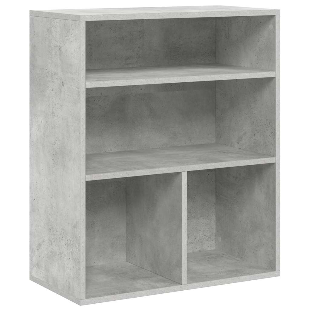 vidaXL Bibliotecă, gri beton, 60x30x71,5 cm, lemn prelucrat vidaXL Bibliotecă, gri beton, 60x30x71,5 cm, lemn prelucrat