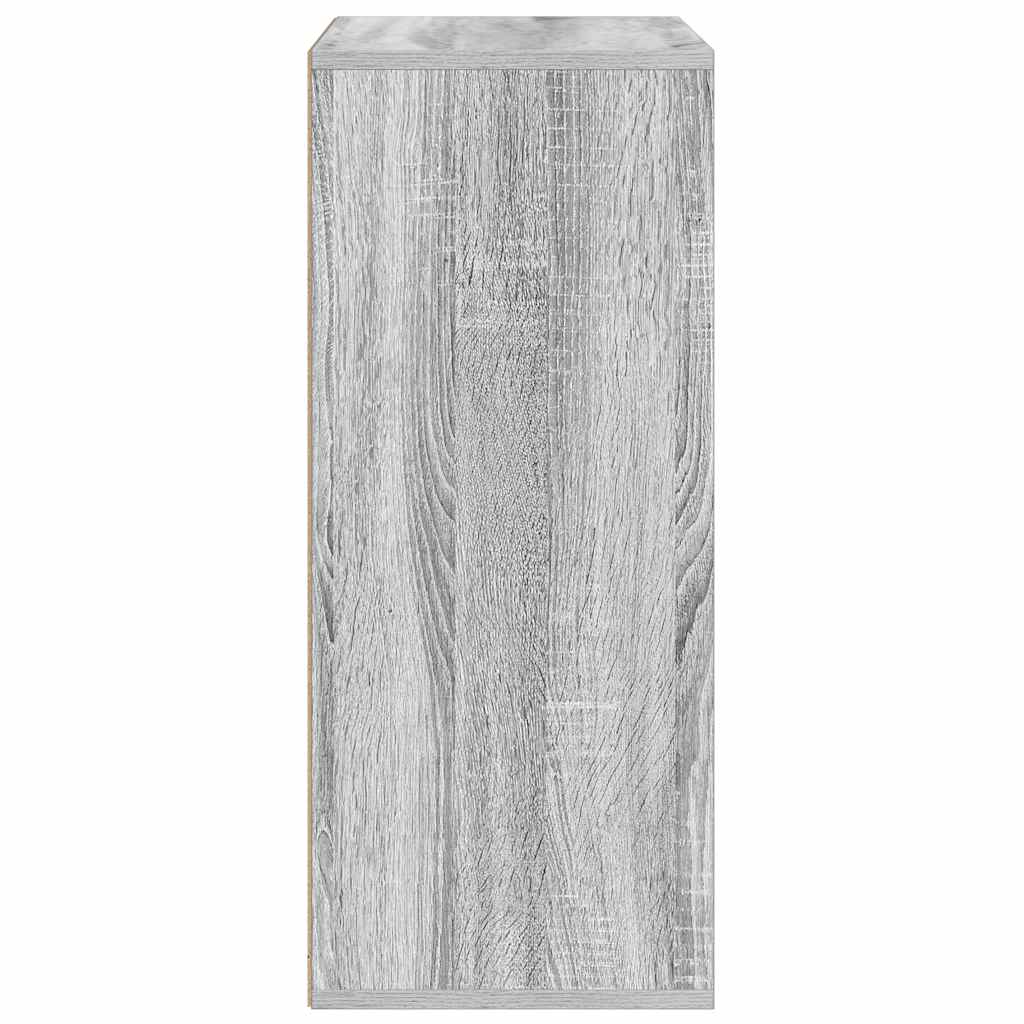 vidaXL Bibliotecă, gri sonoma,60x30x71,5 cm, lemn prelucrat vidaXL Bibliotecă, gri sonoma,60x30x71,5 cm, lemn prelucrat