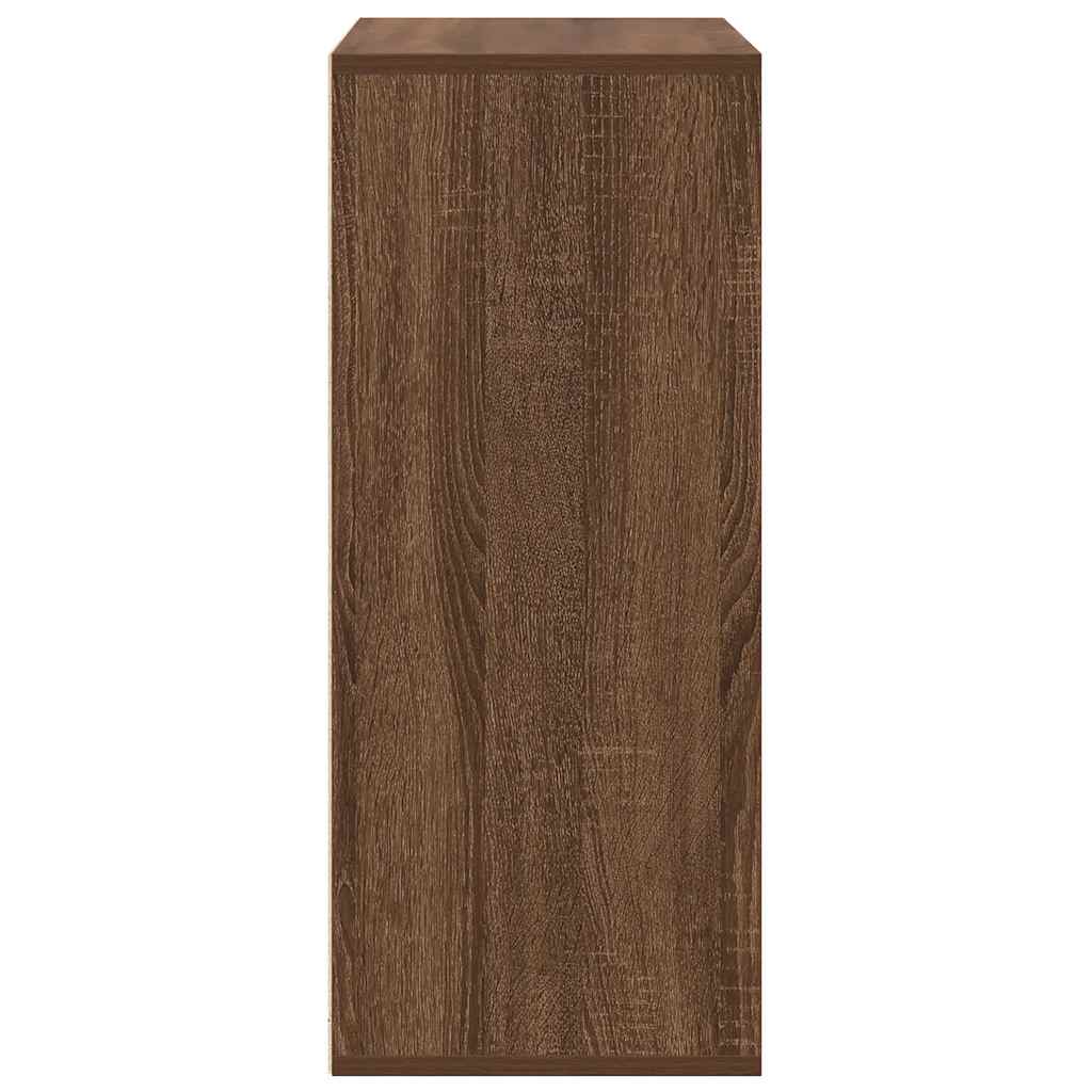 vidaXL Bibliotecă, stejar maro, 60x30x71,5 cm, lemn prelucrat vidaXL Bibliotecă, stejar maro, 60x30x71,5 cm, lemn prelucrat