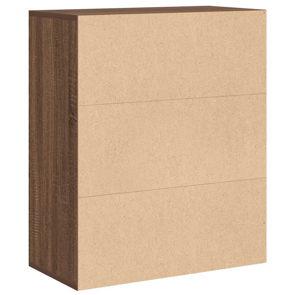 vidaXL Bibliotecă, stejar maro, 60x30x71,5 cm, lemn prelucrat vidaXL Bibliotecă, stejar maro, 60x30x71,5 cm, lemn prelucrat