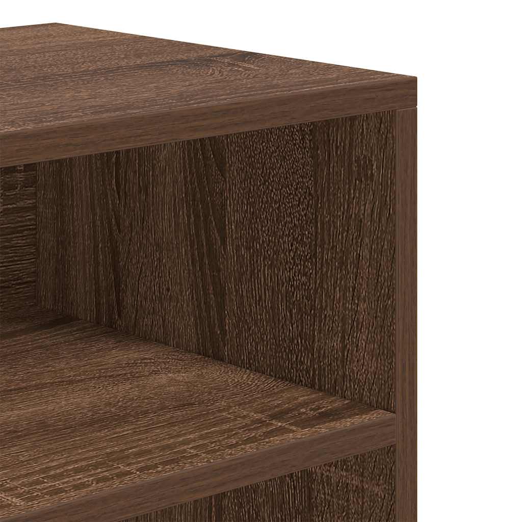 vidaXL Bibliotecă, stejar maro, 60x30x71,5 cm, lemn prelucrat vidaXL Bibliotecă, stejar maro, 60x30x71,5 cm, lemn prelucrat