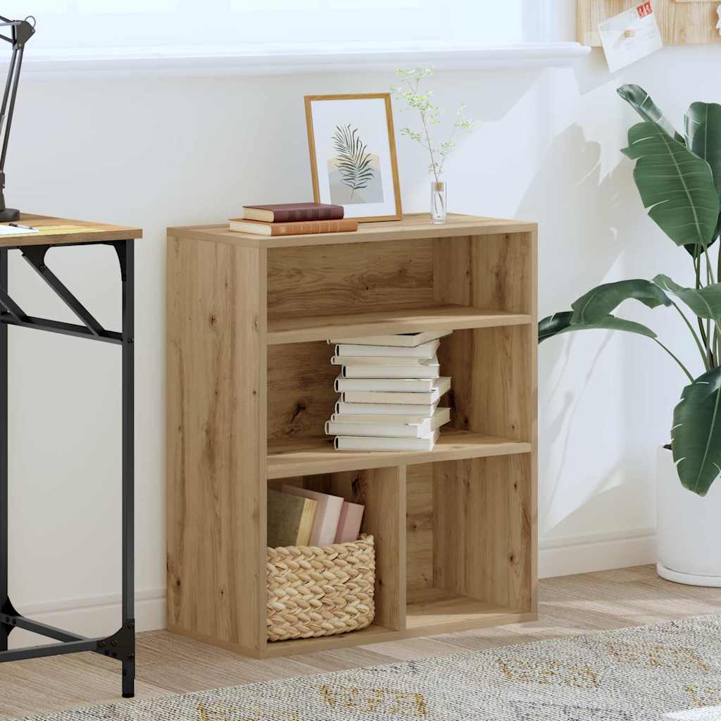 vidaXL Bibliotecă, stejar artizanal, 60x30x71,5 cm, lemn prelucrat vidaXL Bibliotecă, stejar artizanal, 60x30x71,5 cm, lemn prelucrat