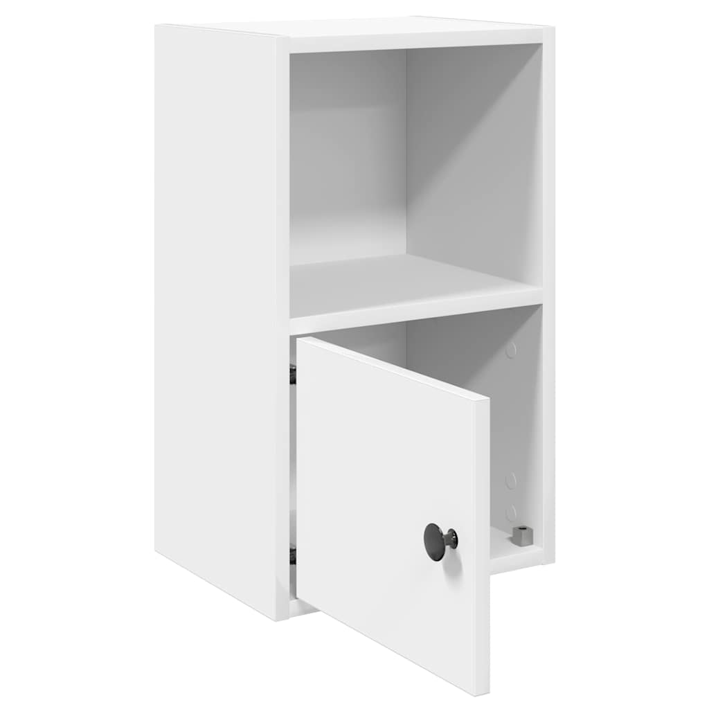 vidaXL Bibliotecă, alb, 31x24x52 cm, lemn prelucrat vidaXL Bibliotecă, alb, 31x24x52 cm, lemn prelucrat