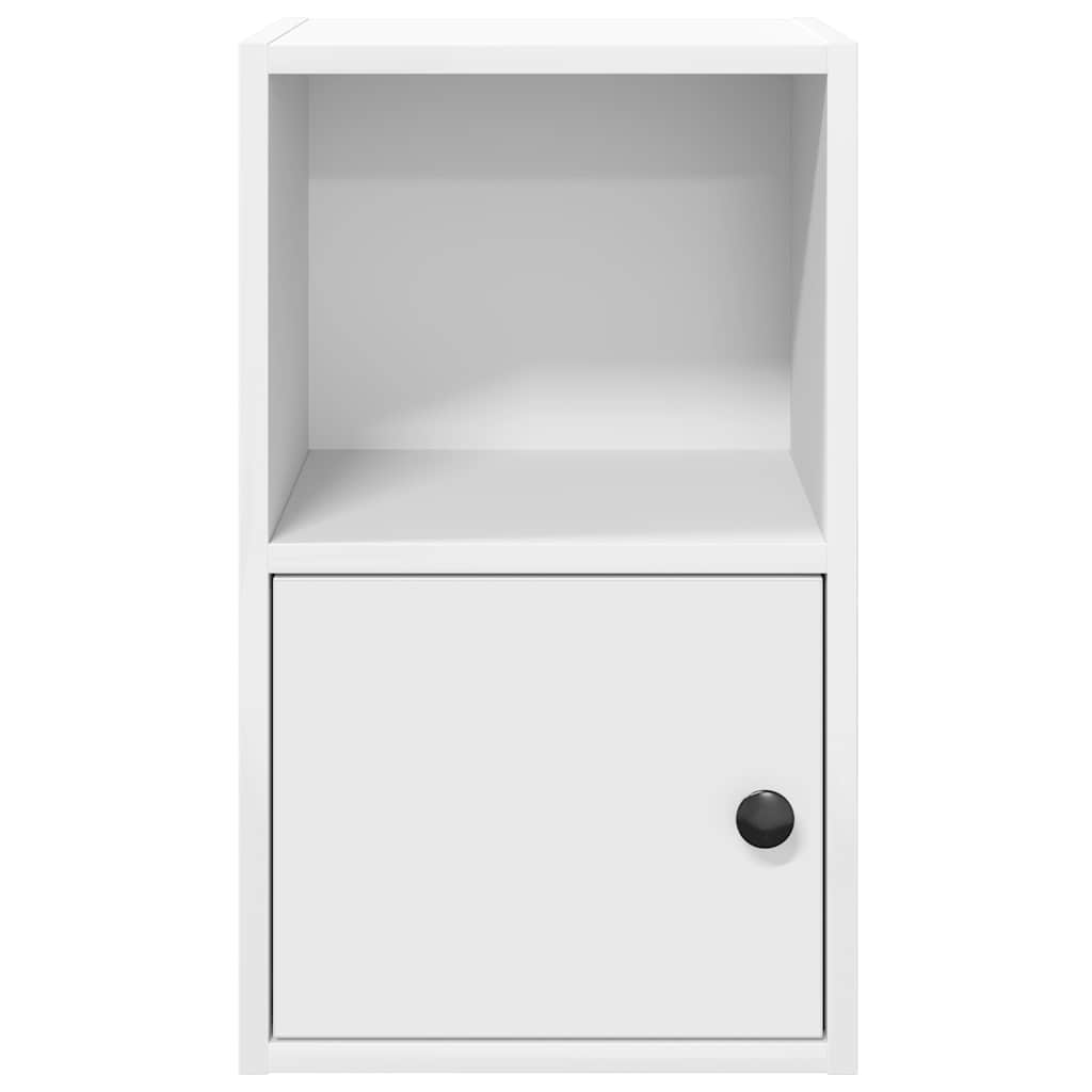 vidaXL Bibliotecă, alb, 31x24x52 cm, lemn prelucrat vidaXL Bibliotecă, alb, 31x24x52 cm, lemn prelucrat