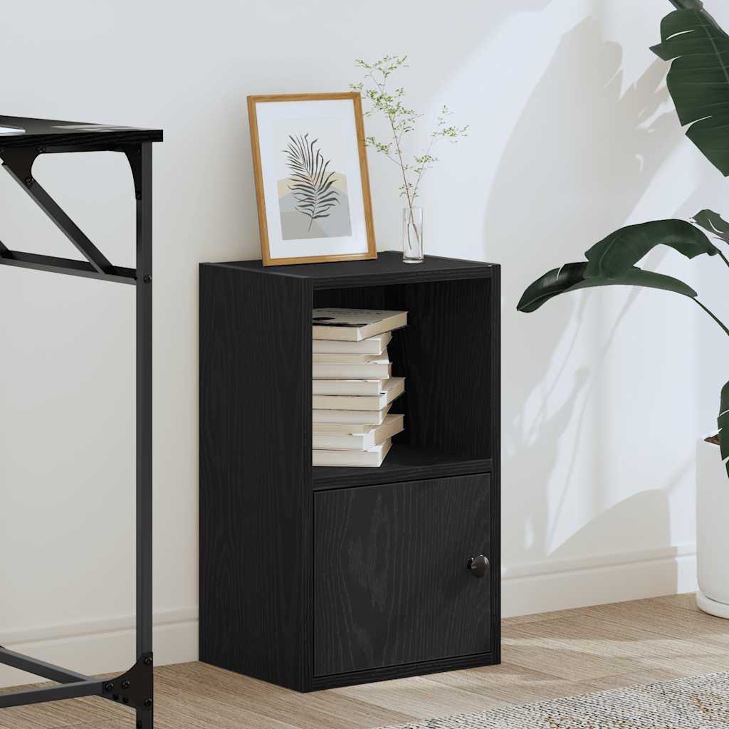 vidaXL Bibliotecă Stejar negru 31x24x52 cm Lemn prelucrat vidaXL Bibliotecă Stejar negru 31x24x52 cm Lemn prelucrat