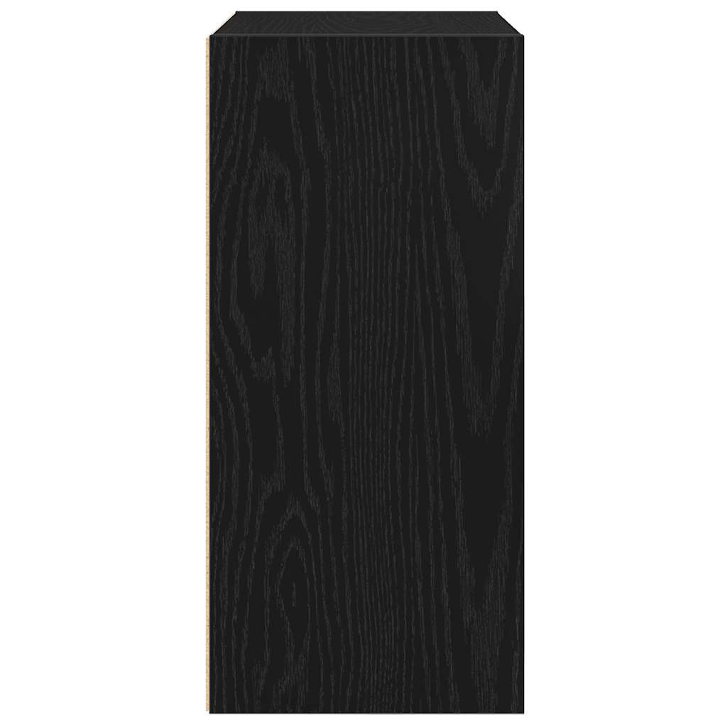 vidaXL Bibliotecă Stejar negru 31x24x52 cm Lemn prelucrat vidaXL Bibliotecă Stejar negru 31x24x52 cm Lemn prelucrat