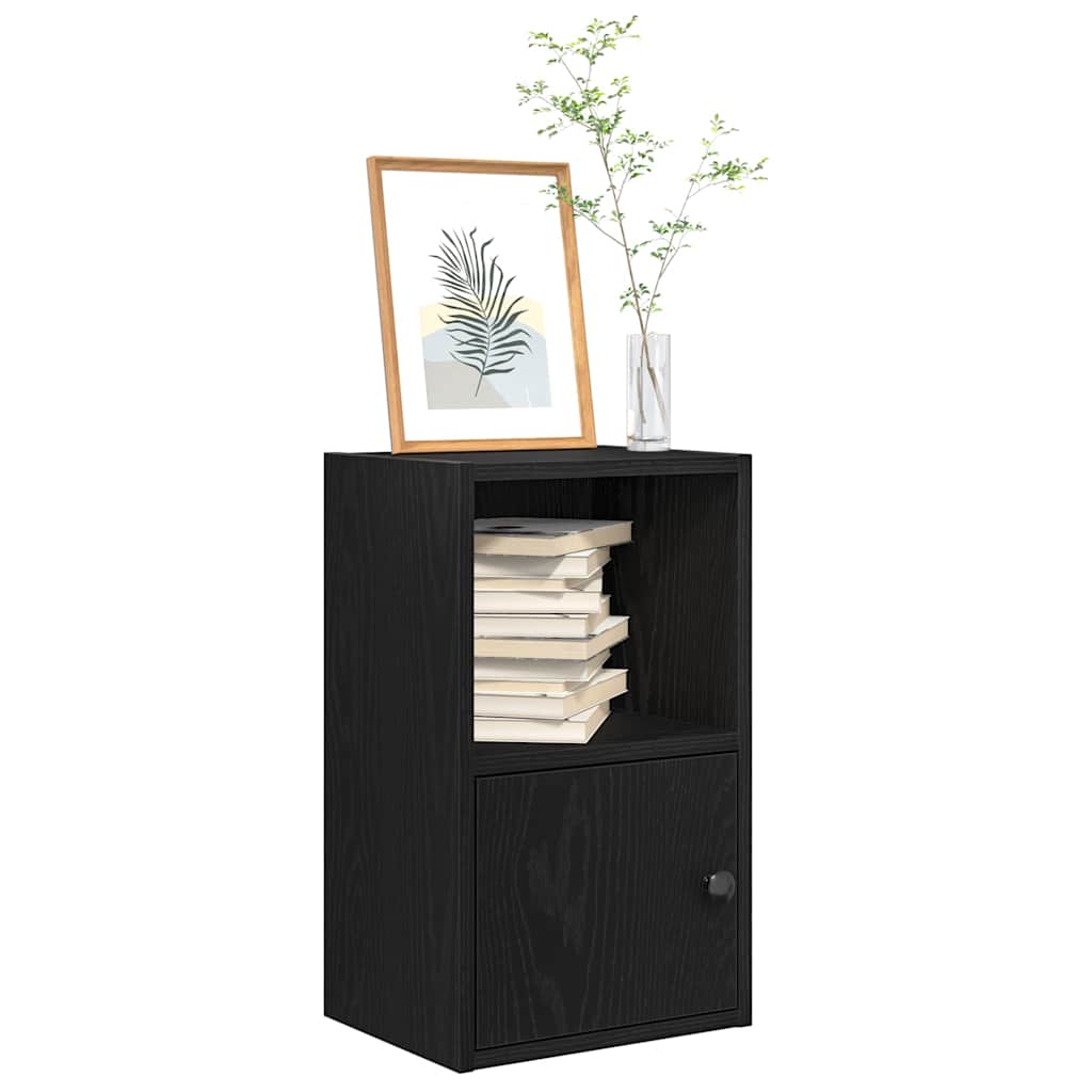 vidaXL Bibliotecă Stejar negru 31x24x52 cm Lemn prelucrat vidaXL Bibliotecă Stejar negru 31x24x52 cm Lemn prelucrat