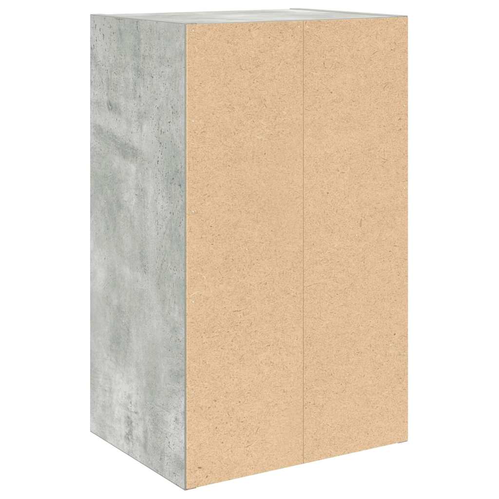 vidaXL Bibliotecă, gri beton, 31x24x52 cm, lemn prelucrat vidaXL Bibliotecă, gri beton, 31x24x52 cm, lemn prelucrat